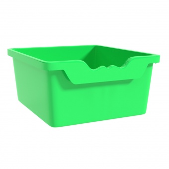 Aufbewahrungsbox Ergo Tray, 15 cm hoch, limonengrün, 